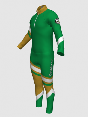 Podiumwear Nordic Child's Two-Piece Race Suit (Nordic Skiing) Side View