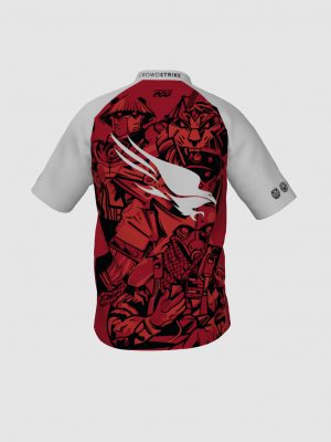 Podiumwear Men's V-Neck Tee (Running) Back View