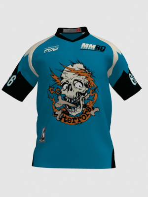 Podiumwear Men's V-Neck Tee (Running) Front View