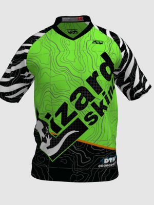 Podiumwear Men's V-Neck Tee (Running) Front View