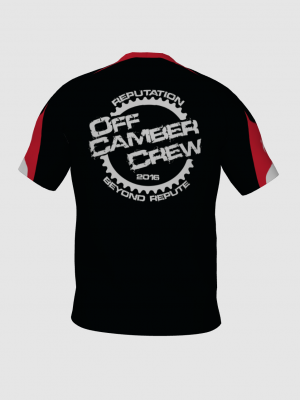 Podiumwear Men's Crew Neck Tee (Running) Back View