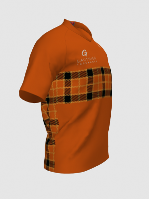 Podiumwear Men's V-Neck Tee (Running) Side View