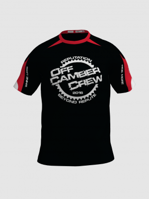 Podiumwear Men's Crew Neck Tee (Running) Front View