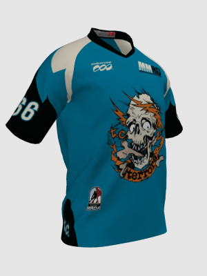 Podiumwear Men's V-Neck Tee (Running) Side View