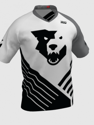 Podiumwear Men's V-Neck Tee (Running) Front View