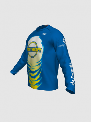 Podiumwear Unisex Silver Long Sleeve Tech Tee - New Fabric 2025!