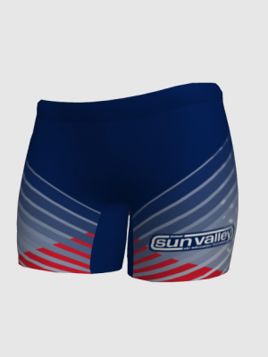 Podiumwear Women's Compression Short (Running) Front View