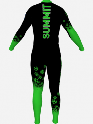 Podiumwear Nordic Child's Two-Piece Race Suit (Nordic Skiing) Back View