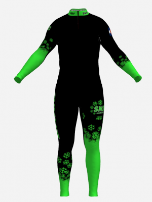 Podiumwear Nordic Child's Two-Piece Race Suit (Nordic Skiing) Front View