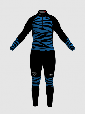 Podiumwear Nordic Child's Two-Piece Race Suit (Nordic Skiing) Front View