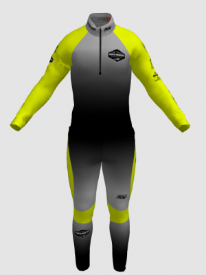 Podiumwear Nordic Child's Two-Piece Race Suit (Nordic Skiing) Front View