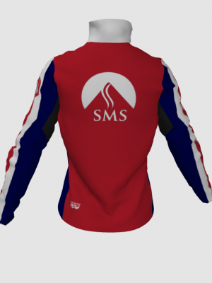 Podiumwear Gold Jacket Women's (Nordic Skiing) Back View