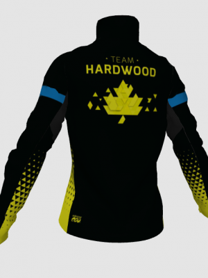 Podiumwear Gold Jacket Women's (Nordic Skiing) Back View