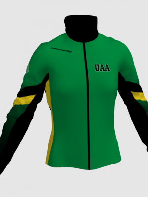 Podiumwear Gold Jacket Women's (Nordic Skiing) Front View