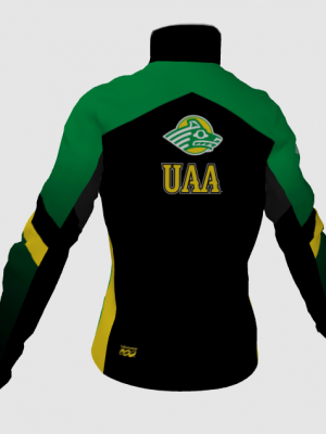 Podiumwear Gold Jacket Women's (Nordic Skiing) Back View