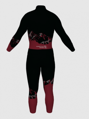 Podiumwear Nordic Child's Two-Piece Race Suit (Nordic Skiing) Back View