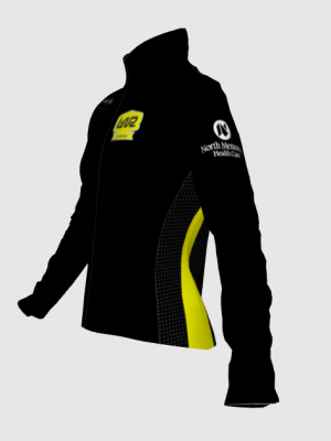 Podiumwear Gold Jacket Women's (Nordic Skiing) Side View