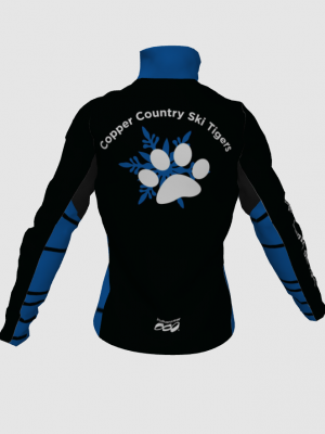 Podiumwear Gold Jacket Women's (Nordic Skiing) Back View