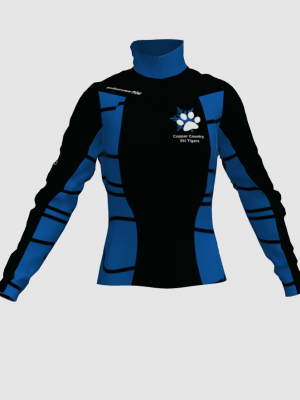 Podiumwear Gold Jacket Women's (Nordic Skiing) Front View