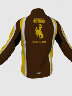 Podiumwear Gold Jacket Unisex (Nordic Skiing) Back View