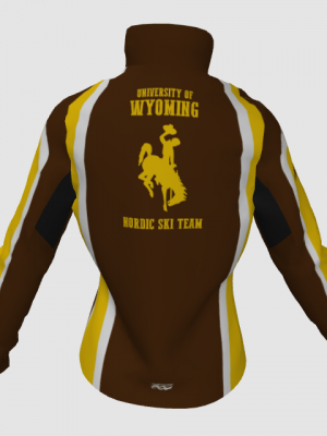 Podiumwear Gold Jacket Women's (Nordic Skiing) Back View