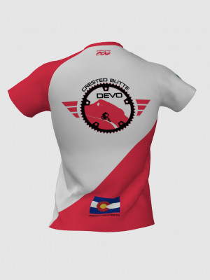 Podiumwear Women's Silver Short Sleeve MTB Jersey - NEW FABRIC 2025!