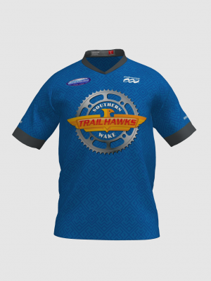 Podiumwear Men's Silver Short Sleeve MTB Jersey - New Fabric 2025!