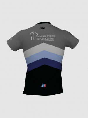 Podiumwear Women's Silver Short Sleeve MTB Jersey - NEW FABRIC 2025!