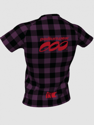Podiumwear Women's Silver Short Sleeve MTB Jersey - NEW FABRIC 2025!