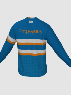 Podiumwear Unisex Silver Long Sleeve Tech Tee - New Fabric 2025!