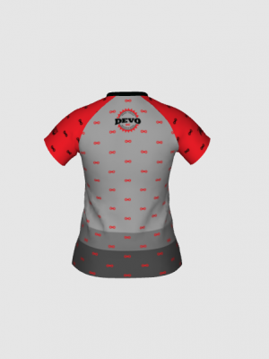 Podiumwear Women's Silver Short Sleeve MTB Jersey - NEW FABRIC 2025!