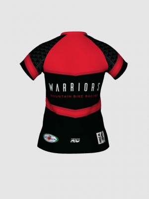 Podiumwear Women's Silver Short Sleeve MTB Jersey - NEW FABRIC 2025!