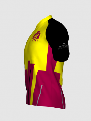 Podiumwear Men's Silver Short Sleeve MTB Jersey - New Fabric 2025!