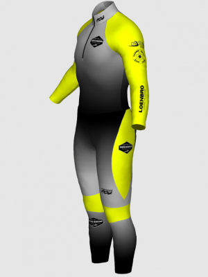 Podiumwear Nordic Child's Two-Piece Race Suit (Nordic Skiing) Side View