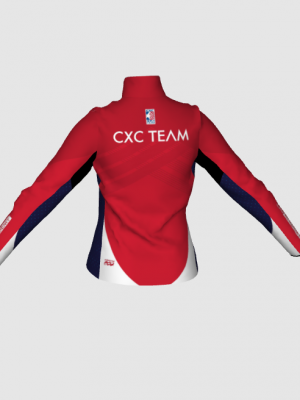 Podiumwear Gold Jacket Women's (Nordic Skiing) Back View
