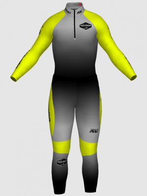 Podiumwear Nordic Child's Two-Piece Race Suit (Nordic Skiing) Front View