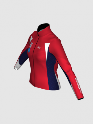 Podiumwear Gold Jacket Women's (Nordic Skiing) Side View