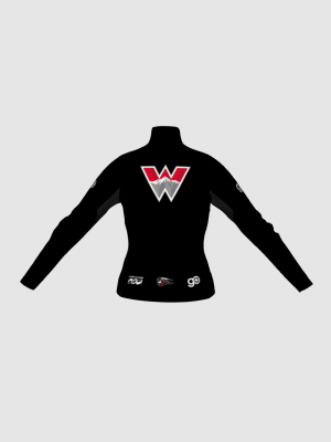 Podiumwear Gold Jacket Women's (Nordic Skiing) Back View