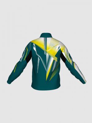 Podiumwear Gold Jacket Unisex (Nordic Skiing) Back View