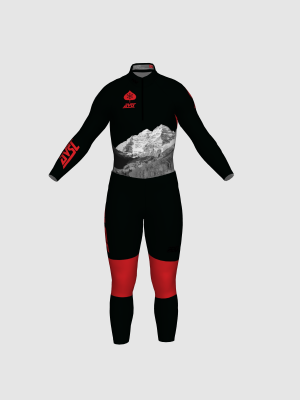 Podiumwear Nordic Child's Two-Piece Race Suit (Nordic Skiing) Front View