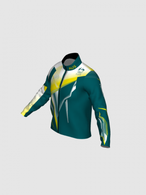 Podiumwear Gold Jacket Unisex (Nordic Skiing) Side View