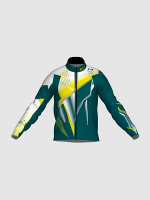 Podiumwear Gold Jacket Unisex (Nordic Skiing) Front View