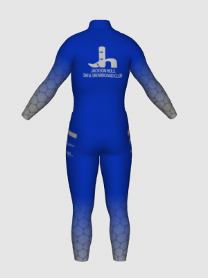 Podiumwear Nordic Child's Two-Piece Race Suit (Nordic Skiing) Back View