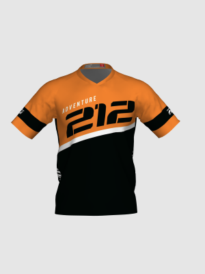 Podiumwear Men's Silver Short Sleeve MTB Jersey - New Fabric 2025!