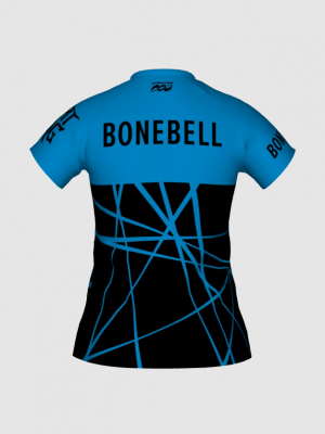 Podiumwear Women's Silver Short Sleeve MTB Jersey - NEW FABRIC 2025!
