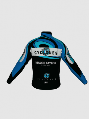 Podiumwear Men's Lightweight Cycling Jacket (Cycling) Back View