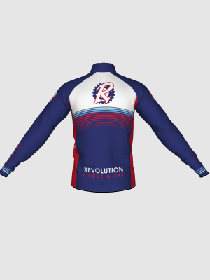 Podiumwear Men's Lightweight Cycling Jacket (Cycling) Back View