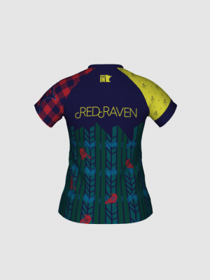 Podiumwear Women's Silver Short Sleeve MTB Jersey - NEW FABRIC 2025!