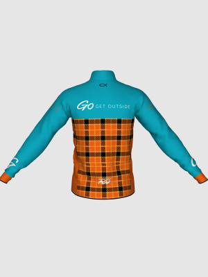 Podiumwear Men's Lightweight Cycling Jacket (Cycling) Back View