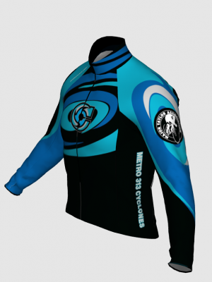 Podiumwear Men's Lightweight Cycling Jacket (Cycling) Side View